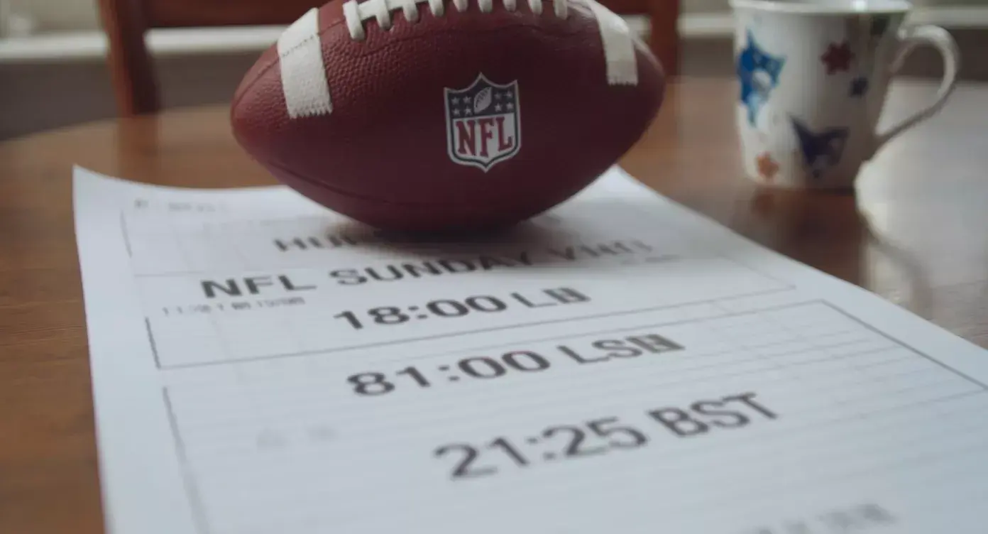 UK NFL handicap betting card with point spread translation